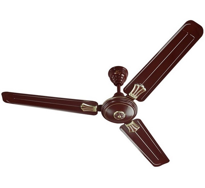 Bajaj New Bahar Deco 1200mm Ceiling Fan (Brown) (251391 DARK BROWN)